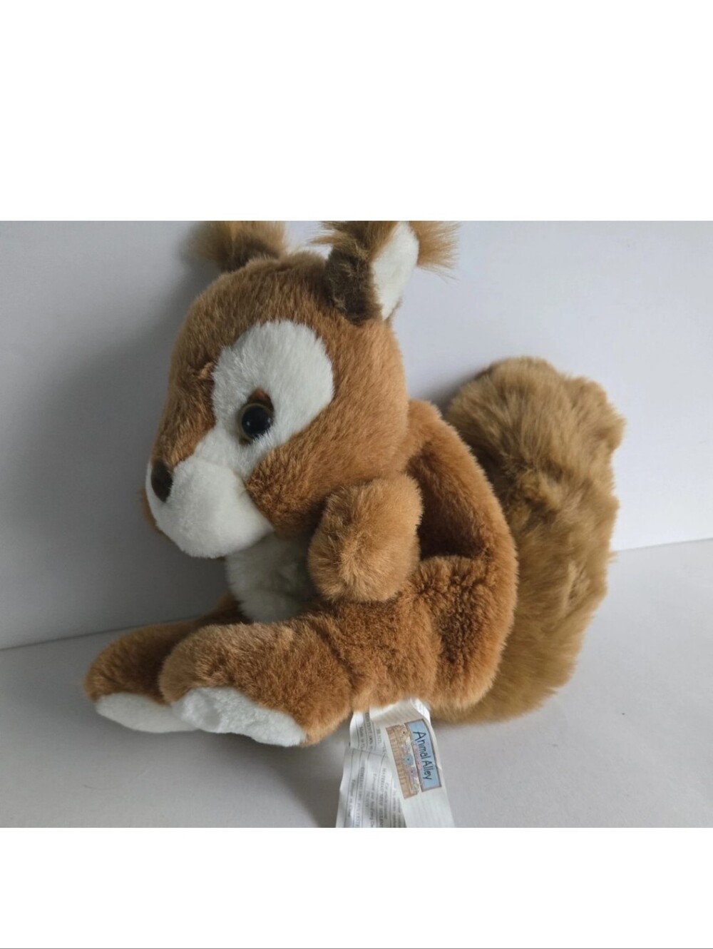 Animal Alley Squirrel Puppet Plush Stuffed Toy Vintage